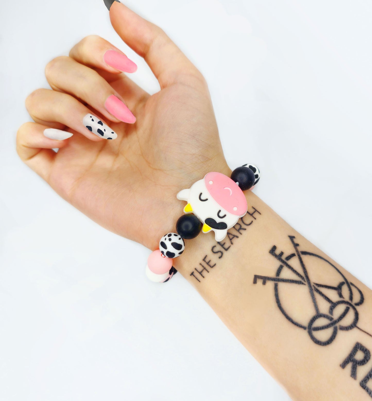 Silicone Chewable Stimming Cow Bracelet