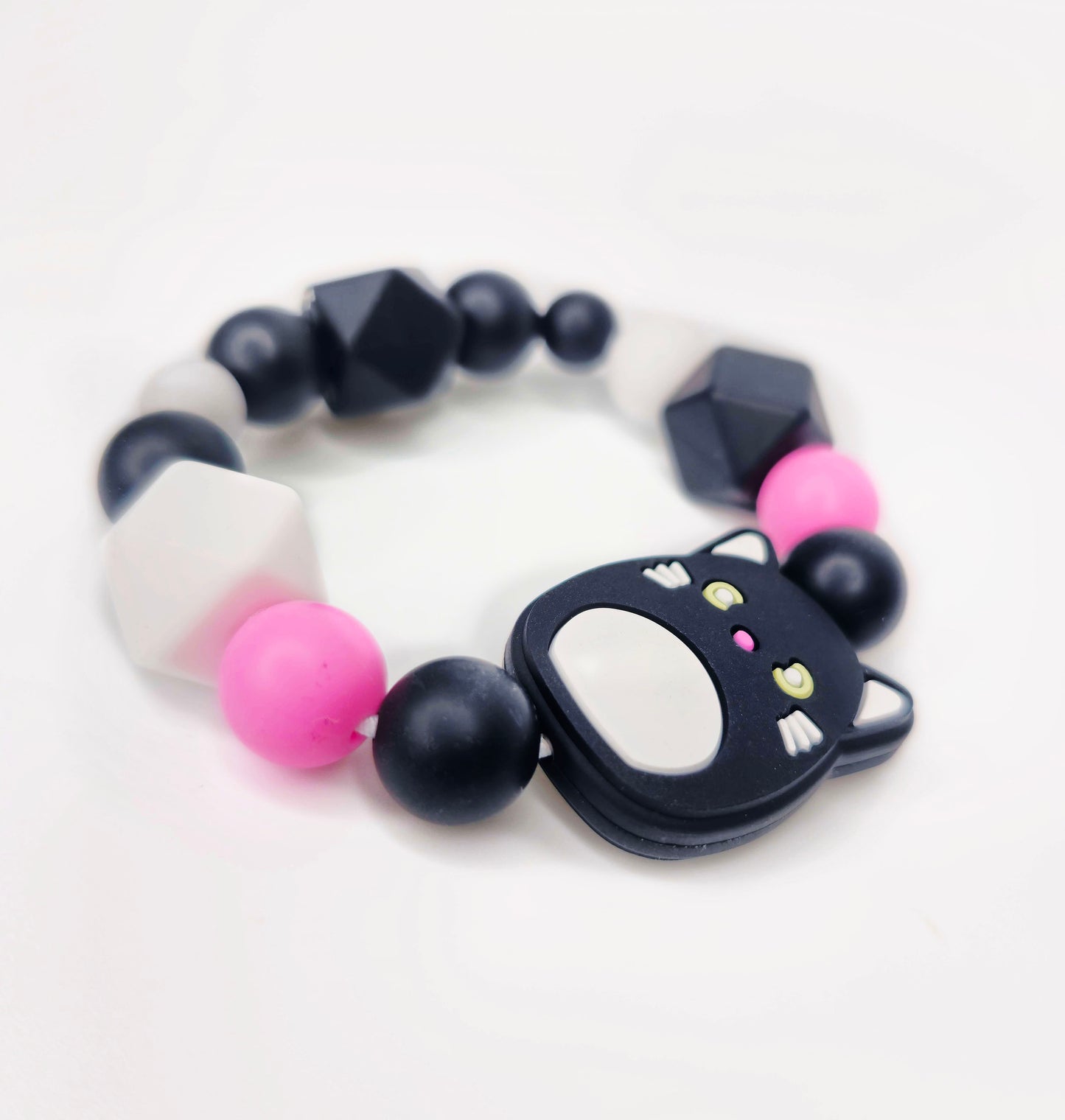 Silicone Chewable Stimming Squishmallow Cat Bracelet
