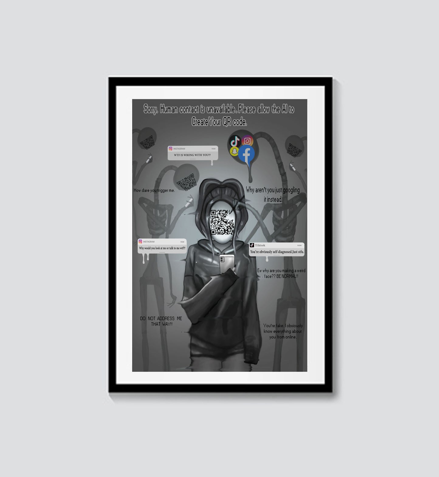 Cyber Drones (Cyberbullying piece)