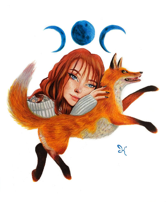 The Wiccan Girl & The Fox