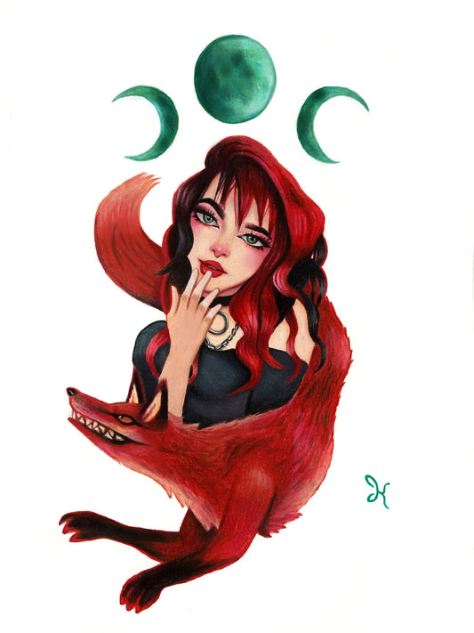 The Goth Girl & The Fox
