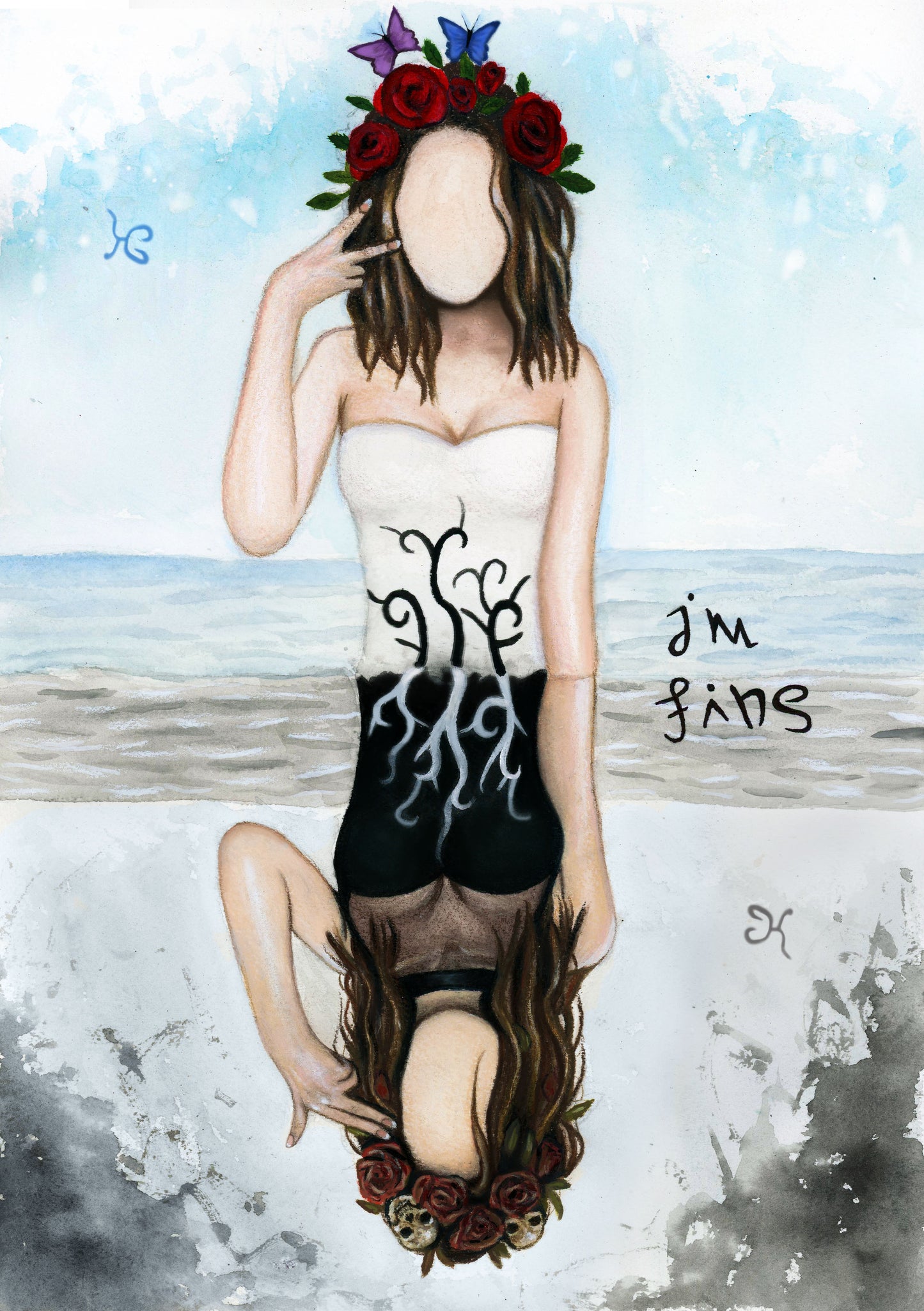 I'm Fine-Save Me (Reversible Art)