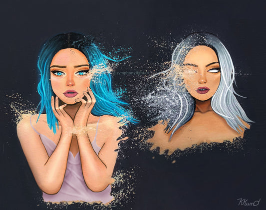 Art Print "Panic Room" (Anxiety piece)