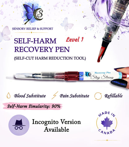 Relief & Recovery Pen | Level 1 (Self-Cut Harm Reduction Tool)