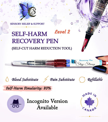 Relief & Recovery Pen | Level 2 (Self-Cut Harm Reduction Tool)