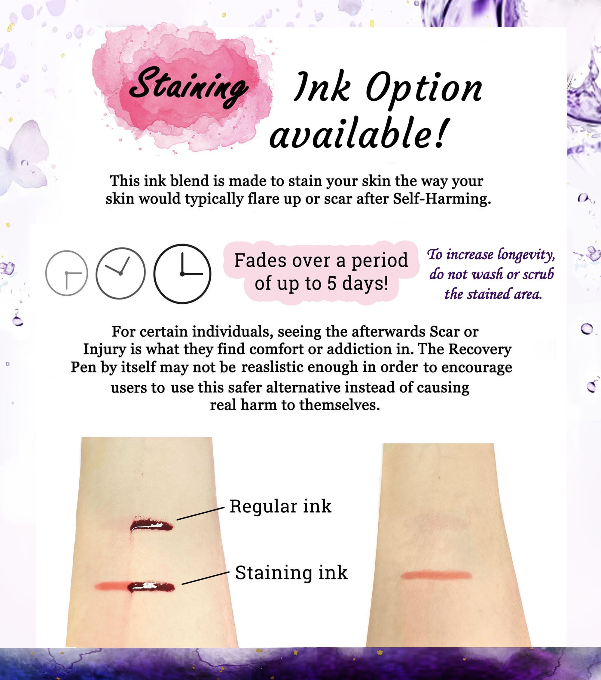Relief & Recovery Pen | Level 1 (Self-Cut Harm Reduction Tool ...