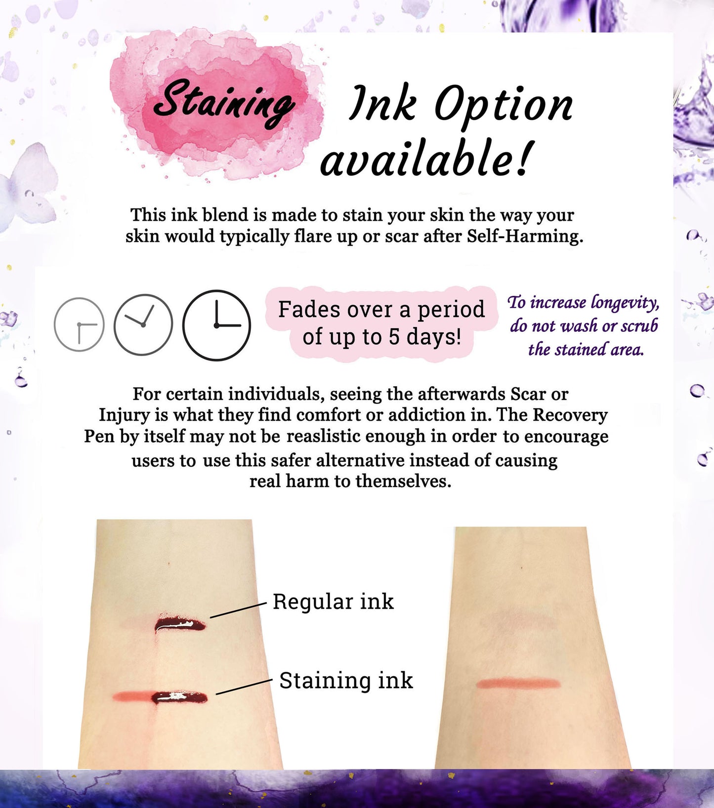 Relief & Recovery Pen | Level 1 (Self-Cut Harm Reduction Tool)