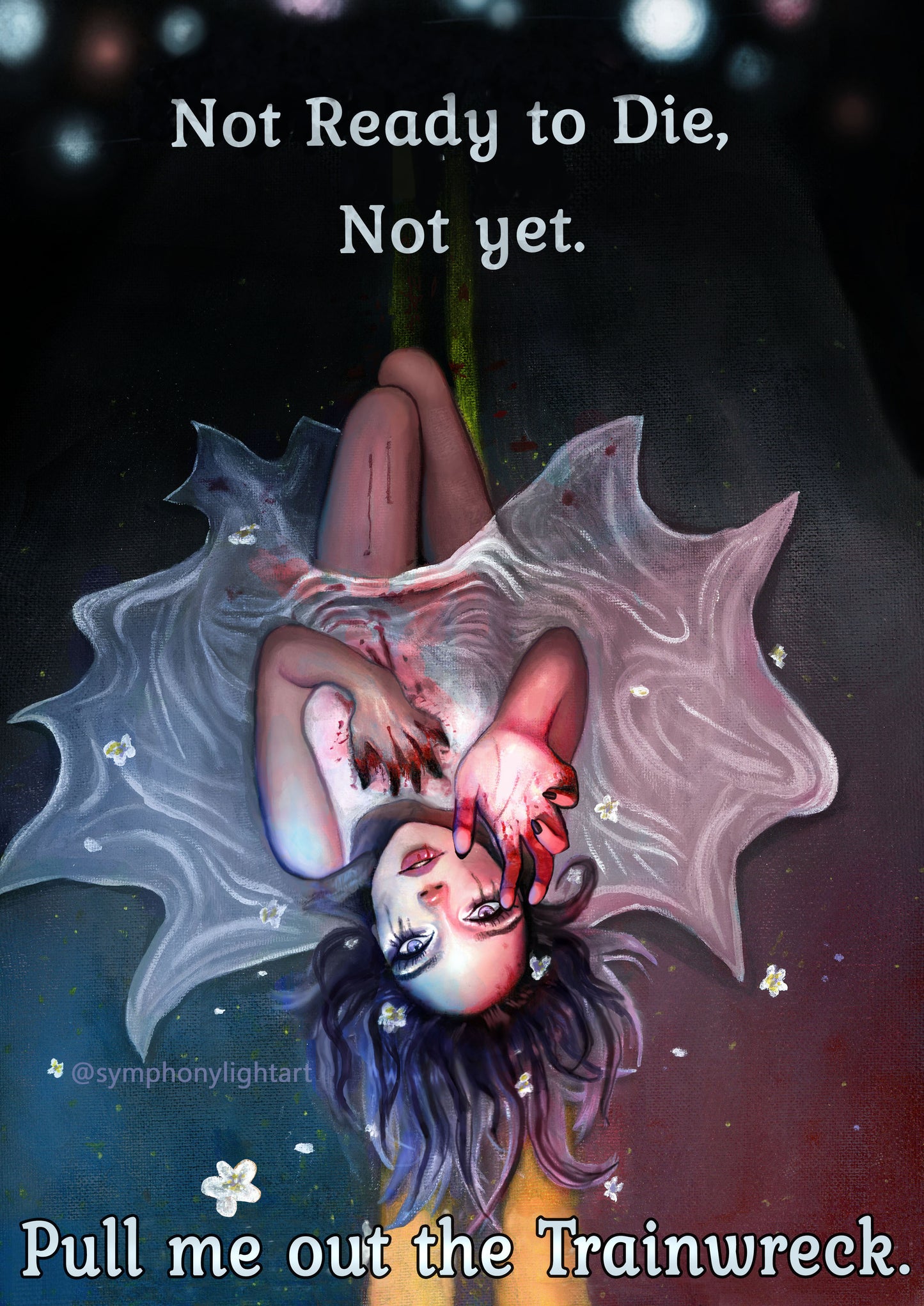 Art Print "Trainwreck" (Suicide prevention piece)