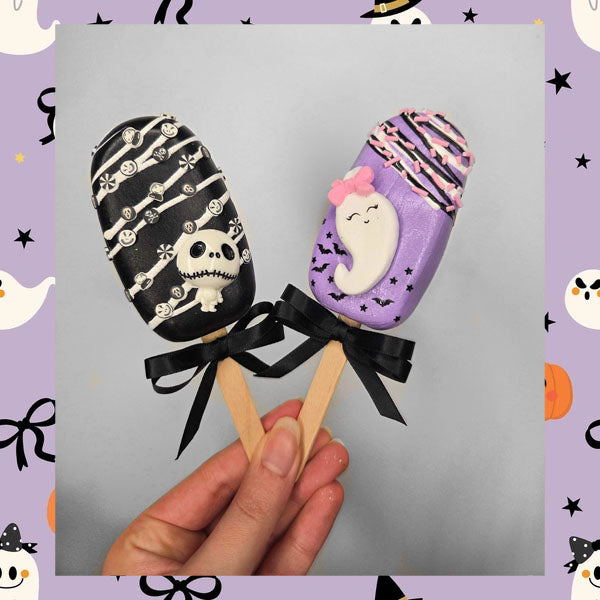 Fake Spooky Popsicle's, Jack Skellington, Spooky & Whimsical Decor, Fake Bakes