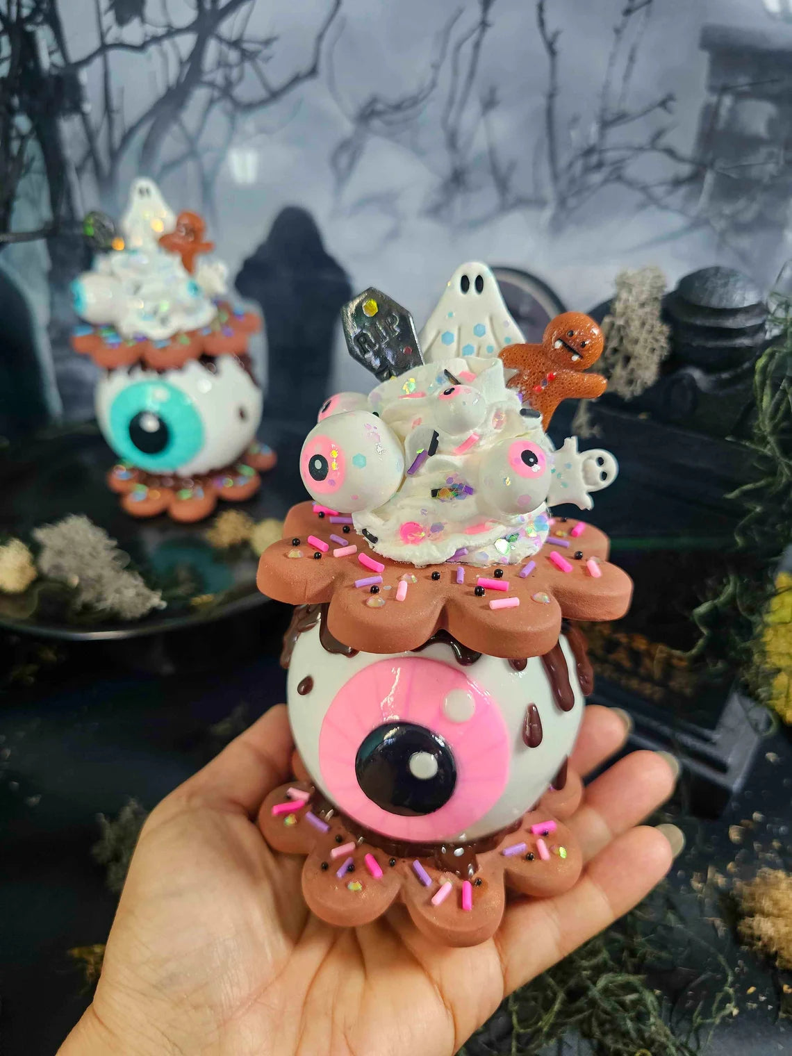 Eyeball Smores, Halloween Decoration, Smores Decor